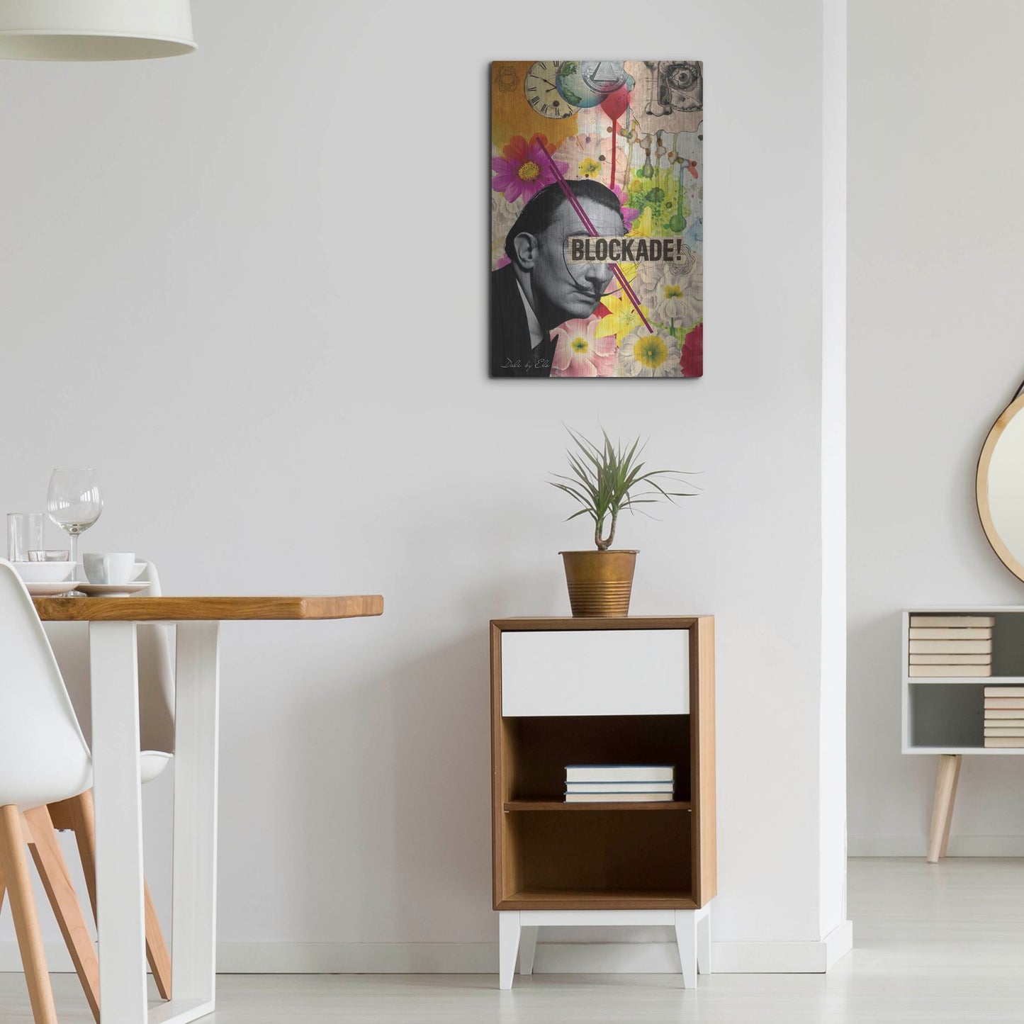 Luxe Metal Art 'Dali' by Elo Marc, Metal Wall Art,16x24