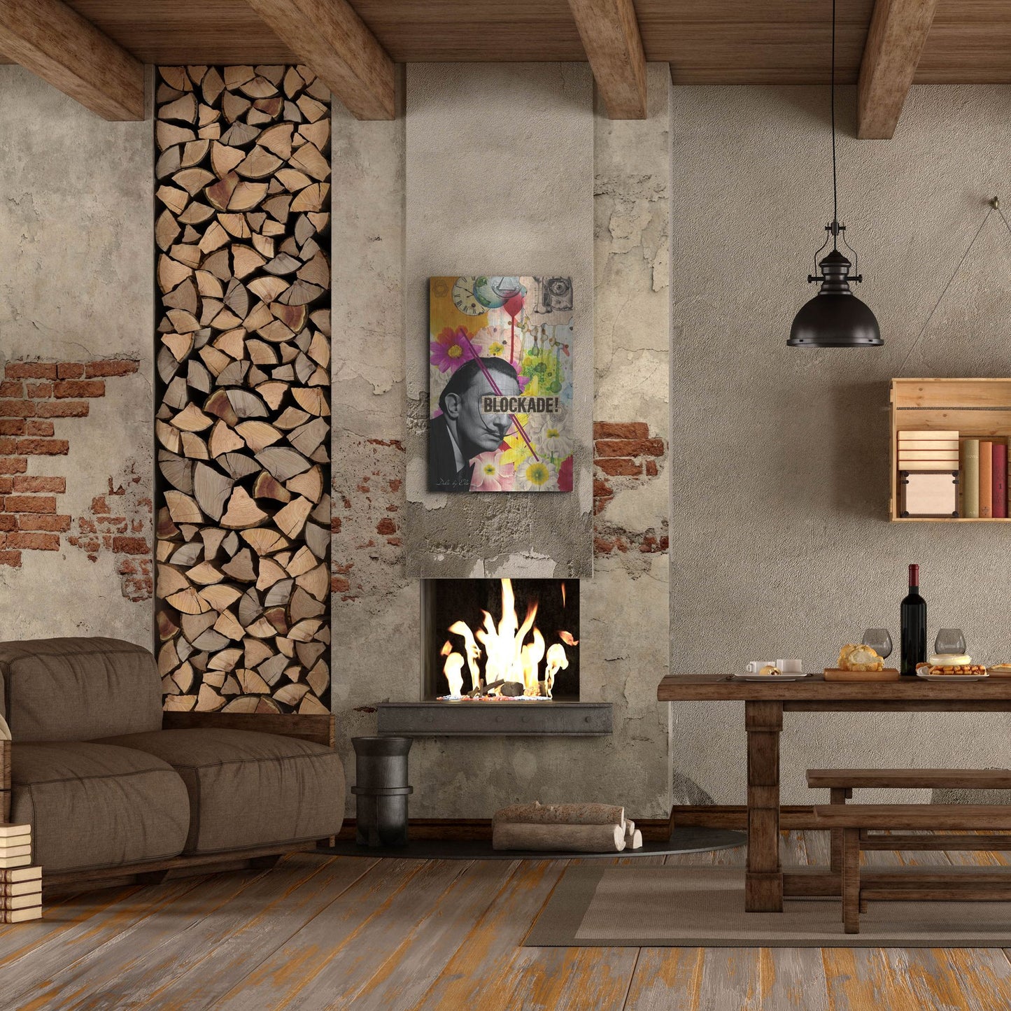 Luxe Metal Art 'Dali' by Elo Marc, Metal Wall Art,24x36