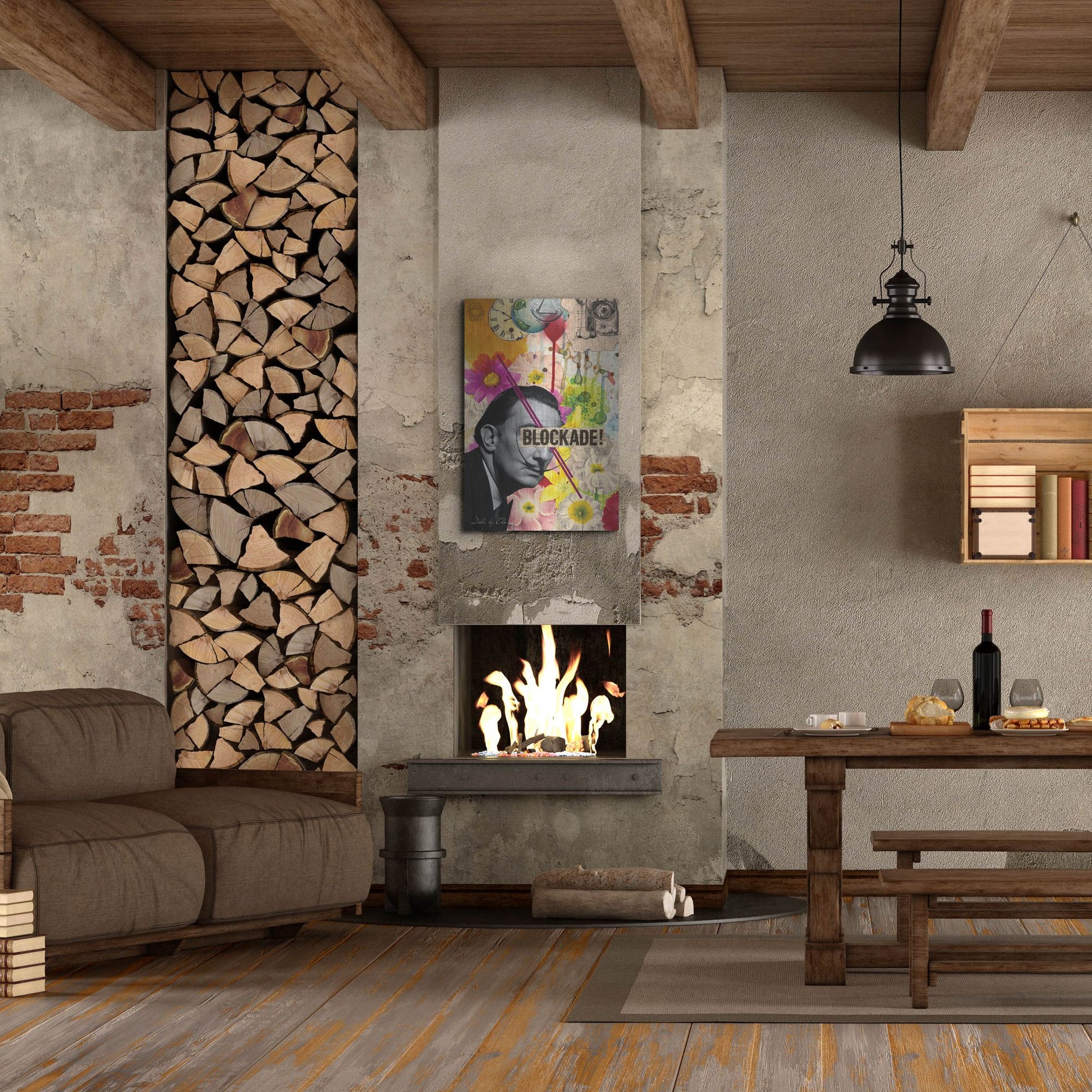 Luxe Metal Art 'Dali' by Elo Marc, Metal Wall Art,24x36