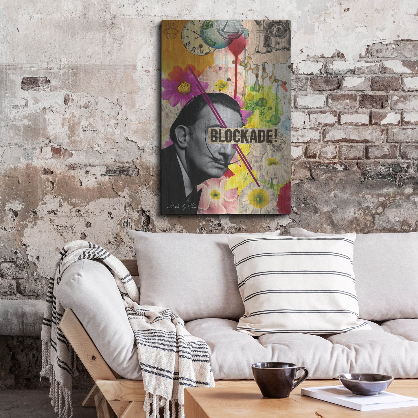 Luxe Metal Art 'Dali' by Elo Marc, Metal Wall Art,24x36