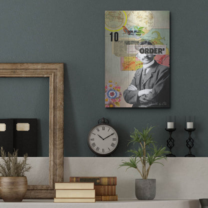 Luxe Metal Art 'Gandhi' by Elo Marc, Metal Wall Art,12x16