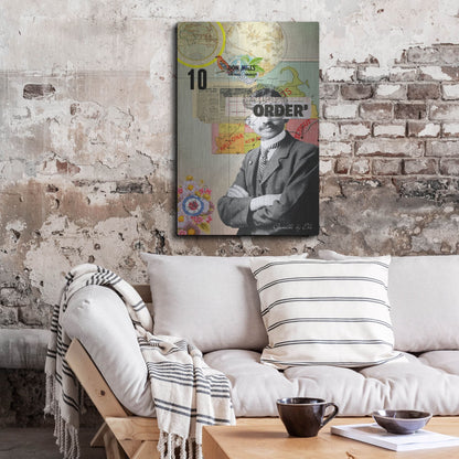 Luxe Metal Art 'Gandhi' by Elo Marc, Metal Wall Art,24x36