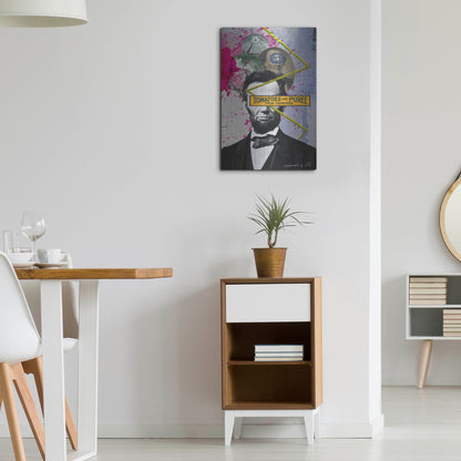 Luxe Metal Art 'Lincoln' by Elo Marc, Metal Wall Art,16x24