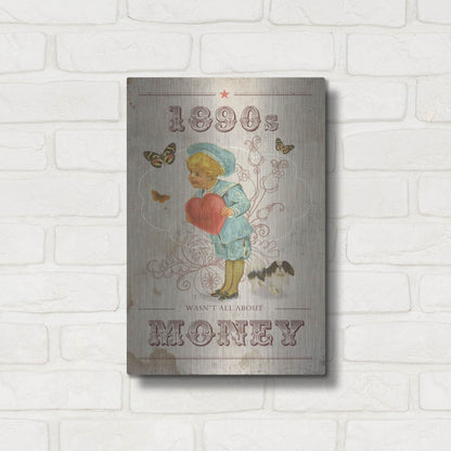 Luxe Metal Art '1890' by Elo Marc, Metal Wall Art,12x16