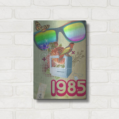 Luxe Metal Art '1985' by Elo Marc, Metal Wall Art,12x16