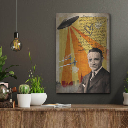 Luxe Metal Art 'Abducted' by Elo Marc, Metal Wall Art,12x16