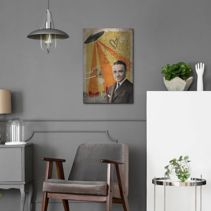Luxe Metal Art 'Abducted' by Elo Marc, Metal Wall Art,16x24