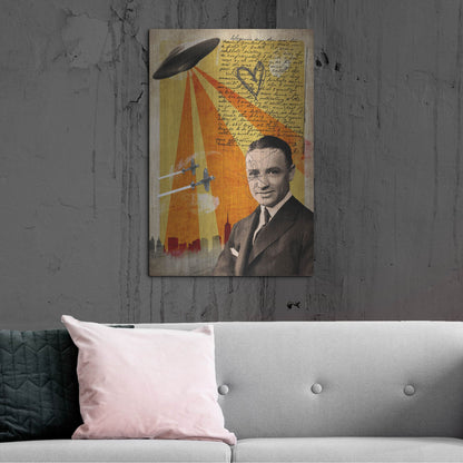 Luxe Metal Art 'Abducted' by Elo Marc, Metal Wall Art,24x36