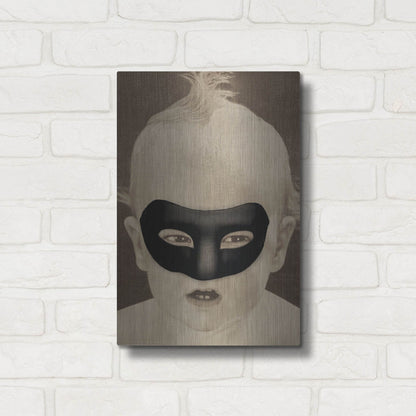 Luxe Metal Art 'Baby Hero' by Elo Marc, Metal Wall Art,12x16