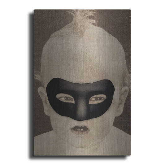 Luxe Metal Art 'Baby Hero' by Elo Marc, Metal Wall Art