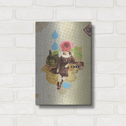 Luxe Metal Art 'Childhood' by Elo Marc, Metal Wall Art,12x16