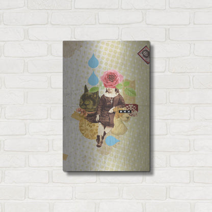 Luxe Metal Art 'Childhood' by Elo Marc, Metal Wall Art,16x24