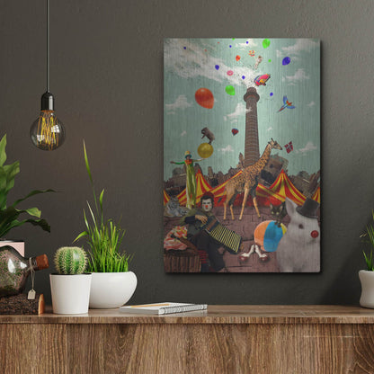 Luxe Metal Art 'Circus' by Elo Marc, Metal Wall Art,12x16