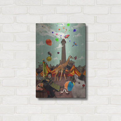Luxe Metal Art 'Circus' by Elo Marc, Metal Wall Art,16x24