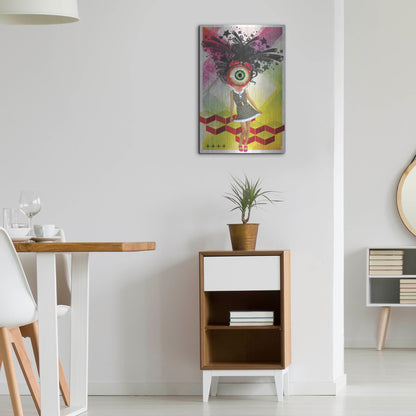 Luxe Metal Art 'Do You Watch Your Time' by Elo Marc, Metal Wall Art,16x24