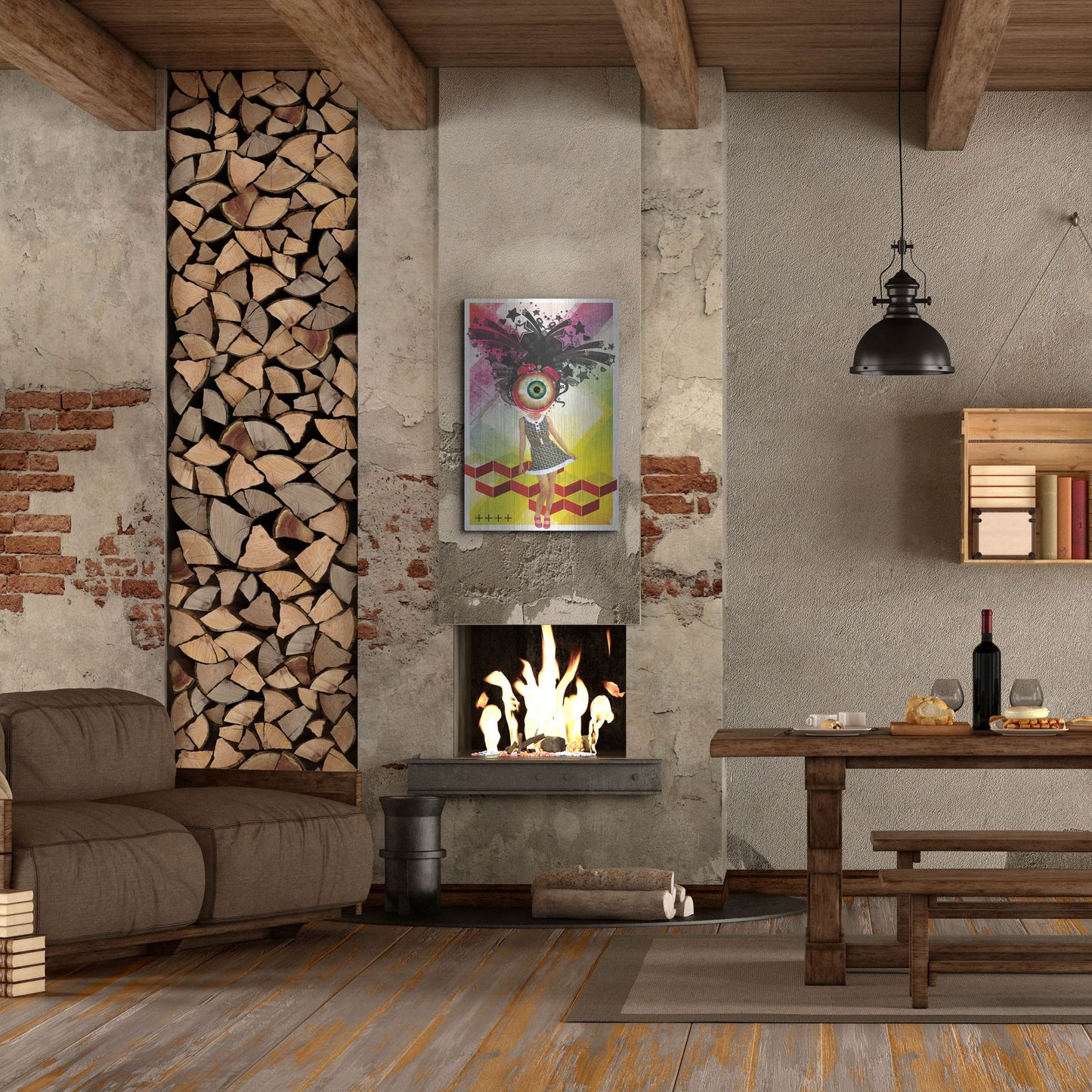 Luxe Metal Art 'Do You Watch Your Time' by Elo Marc, Metal Wall Art,24x36