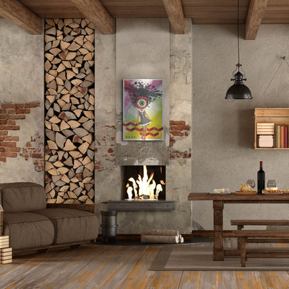 Luxe Metal Art 'Do You Watch Your Time' by Elo Marc, Metal Wall Art,24x36