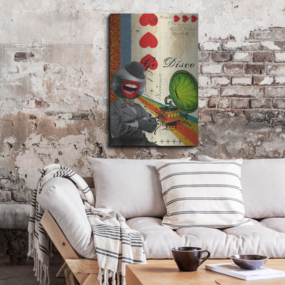 Luxe Metal Art 'Go Disco' by Elo Marc, Metal Wall Art,24x36