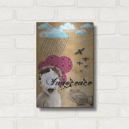 Luxe Metal Art 'Innocence' by Elo Marc, Metal Wall Art,12x16
