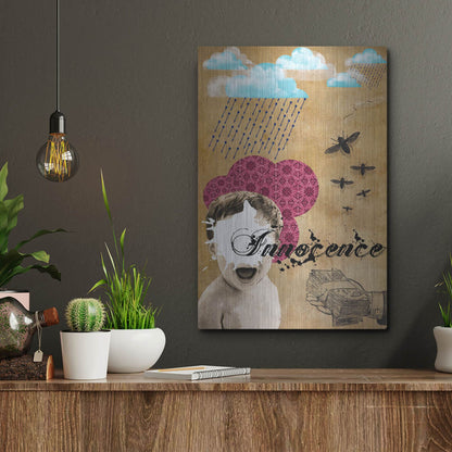 Luxe Metal Art 'Innocence' by Elo Marc, Metal Wall Art,12x16