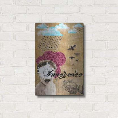 Luxe Metal Art 'Innocence' by Elo Marc, Metal Wall Art,16x24