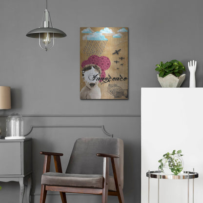 Luxe Metal Art 'Innocence' by Elo Marc, Metal Wall Art,16x24