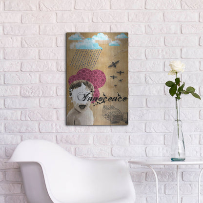 Luxe Metal Art 'Innocence' by Elo Marc, Metal Wall Art,16x24