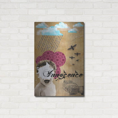 Luxe Metal Art 'Innocence' by Elo Marc, Metal Wall Art,24x36