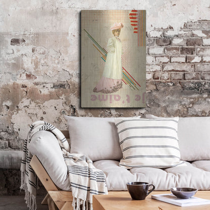 Luxe Metal Art 'Je T'aime' by Elo Marc, Metal Wall Art,24x36