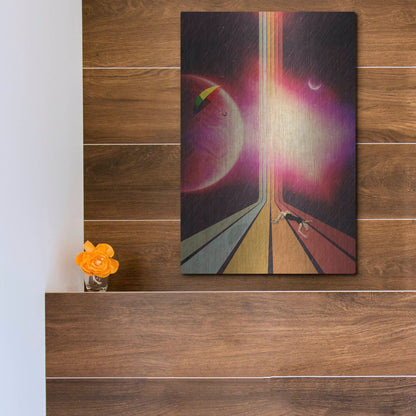 Luxe Metal Art 'Lost' by Elo Marc, Metal Wall Art,12x16