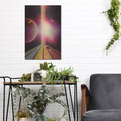 Luxe Metal Art 'Lost' by Elo Marc, Metal Wall Art,12x16