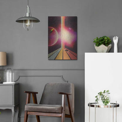 Luxe Metal Art 'Lost' by Elo Marc, Metal Wall Art,16x24