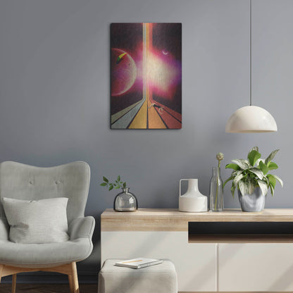 Luxe Metal Art 'Lost' by Elo Marc, Metal Wall Art,16x24