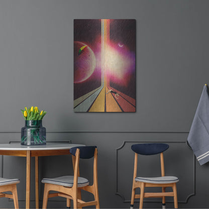 Luxe Metal Art 'Lost' by Elo Marc, Metal Wall Art,24x36