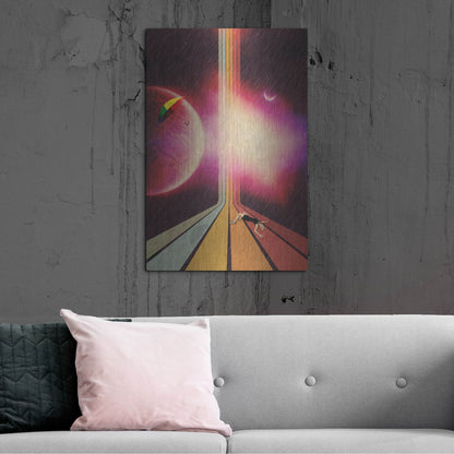 Luxe Metal Art 'Lost' by Elo Marc, Metal Wall Art,24x36