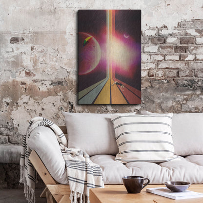 Luxe Metal Art 'Lost' by Elo Marc, Metal Wall Art,24x36