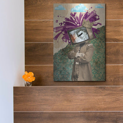 Luxe Metal Art 'Queen And King' by Elo Marc, Metal Wall Art,12x16