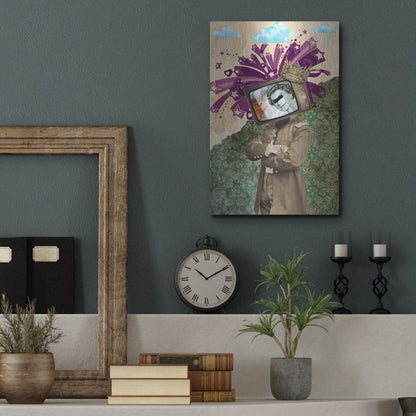 Luxe Metal Art 'Queen And King' by Elo Marc, Metal Wall Art,12x16