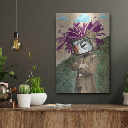 Luxe Metal Art 'Queen And King' by Elo Marc, Metal Wall Art,12x16