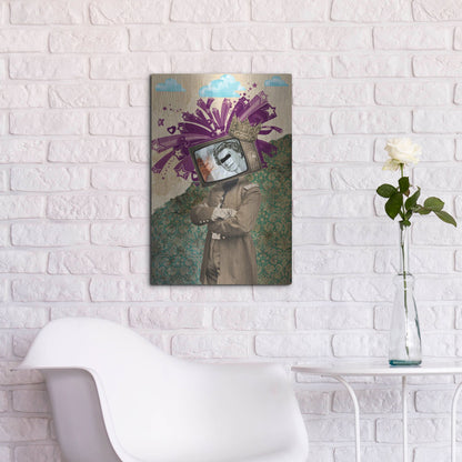 Luxe Metal Art 'Queen And King' by Elo Marc, Metal Wall Art,16x24