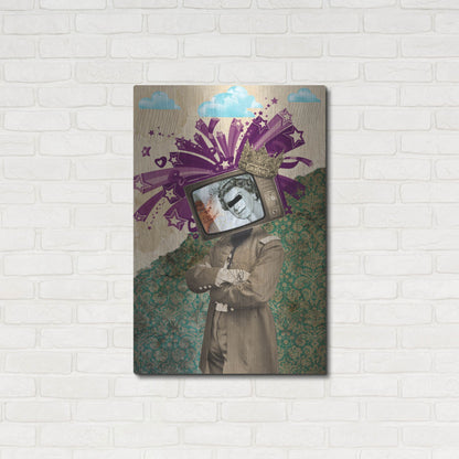 Luxe Metal Art 'Queen And King' by Elo Marc, Metal Wall Art,24x36