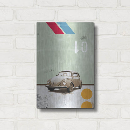 Luxe Metal Art 'The Beetle' by Elo Marc, Metal Wall Art,12x16