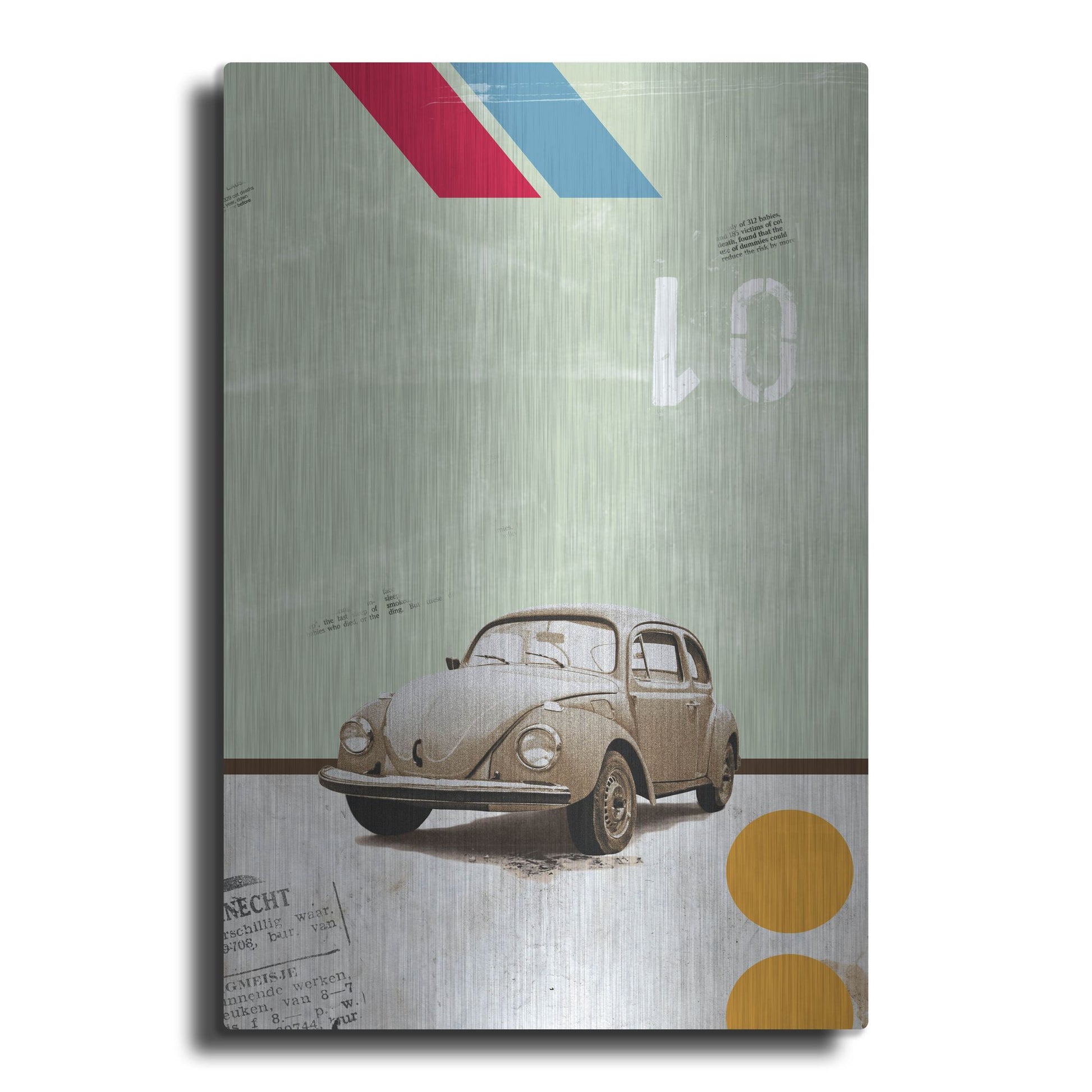 Luxe Metal Art 'The Beetle' by Elo Marc, Metal Wall Art