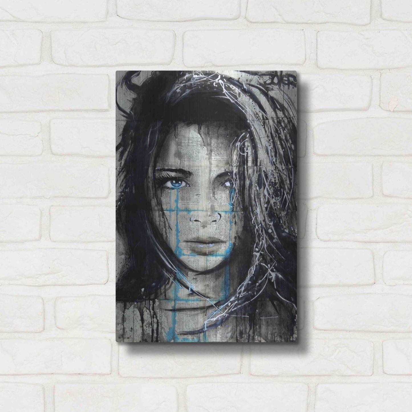 Luxe Metal Art 'Somedays2' by Loui Jover, Metal Wall Art,12x16