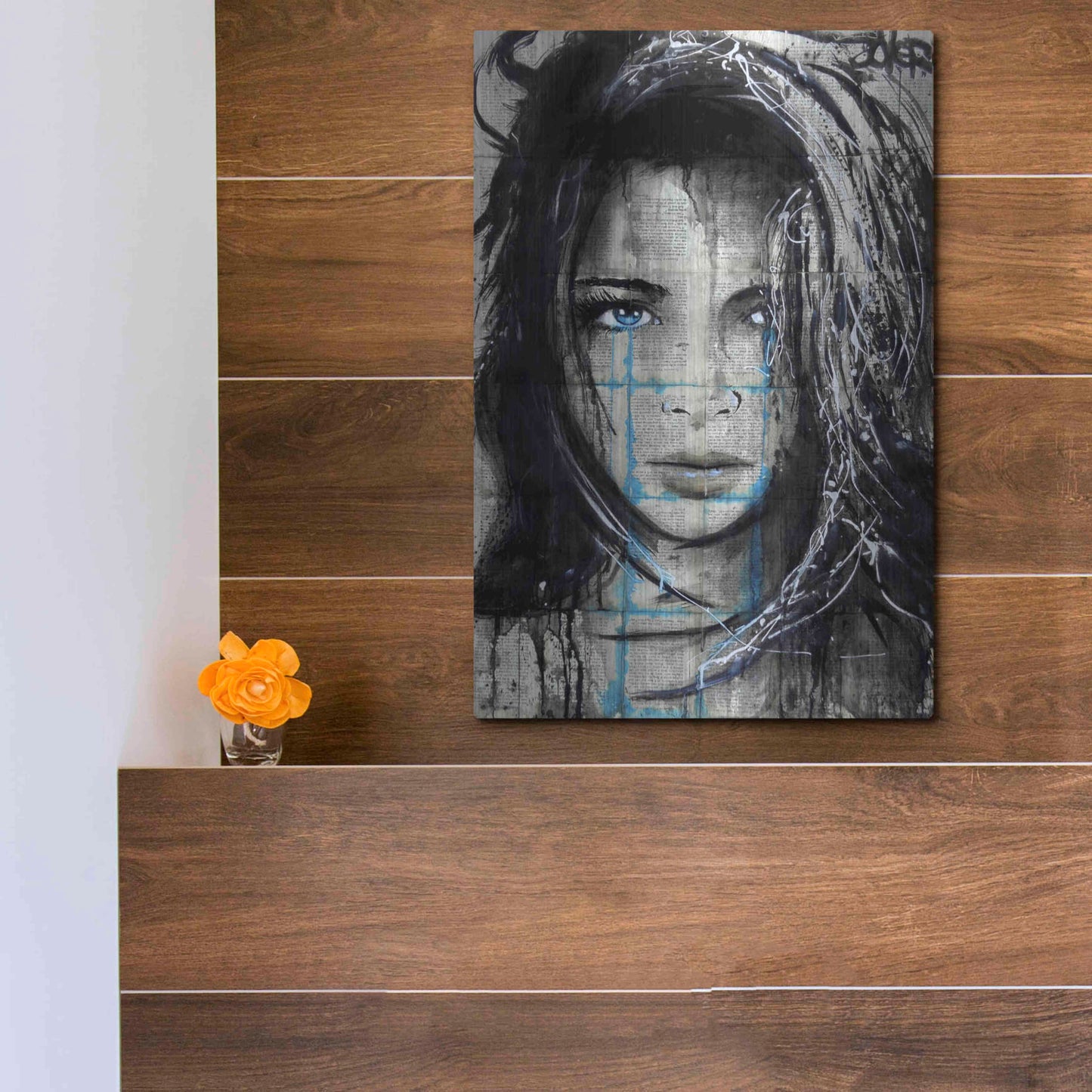 Luxe Metal Art 'Somedays2' by Loui Jover, Metal Wall Art,12x16