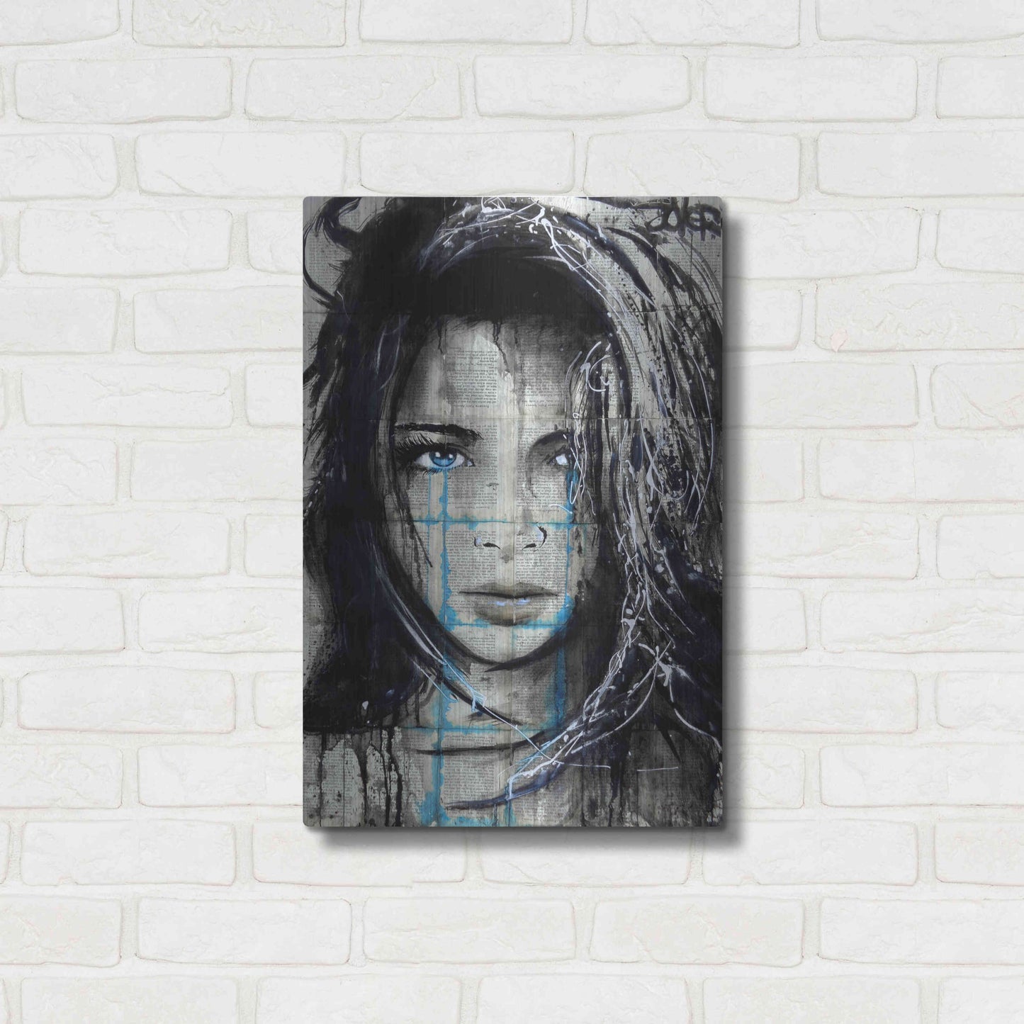 Luxe Metal Art 'Somedays2' by Loui Jover, Metal Wall Art,16x24