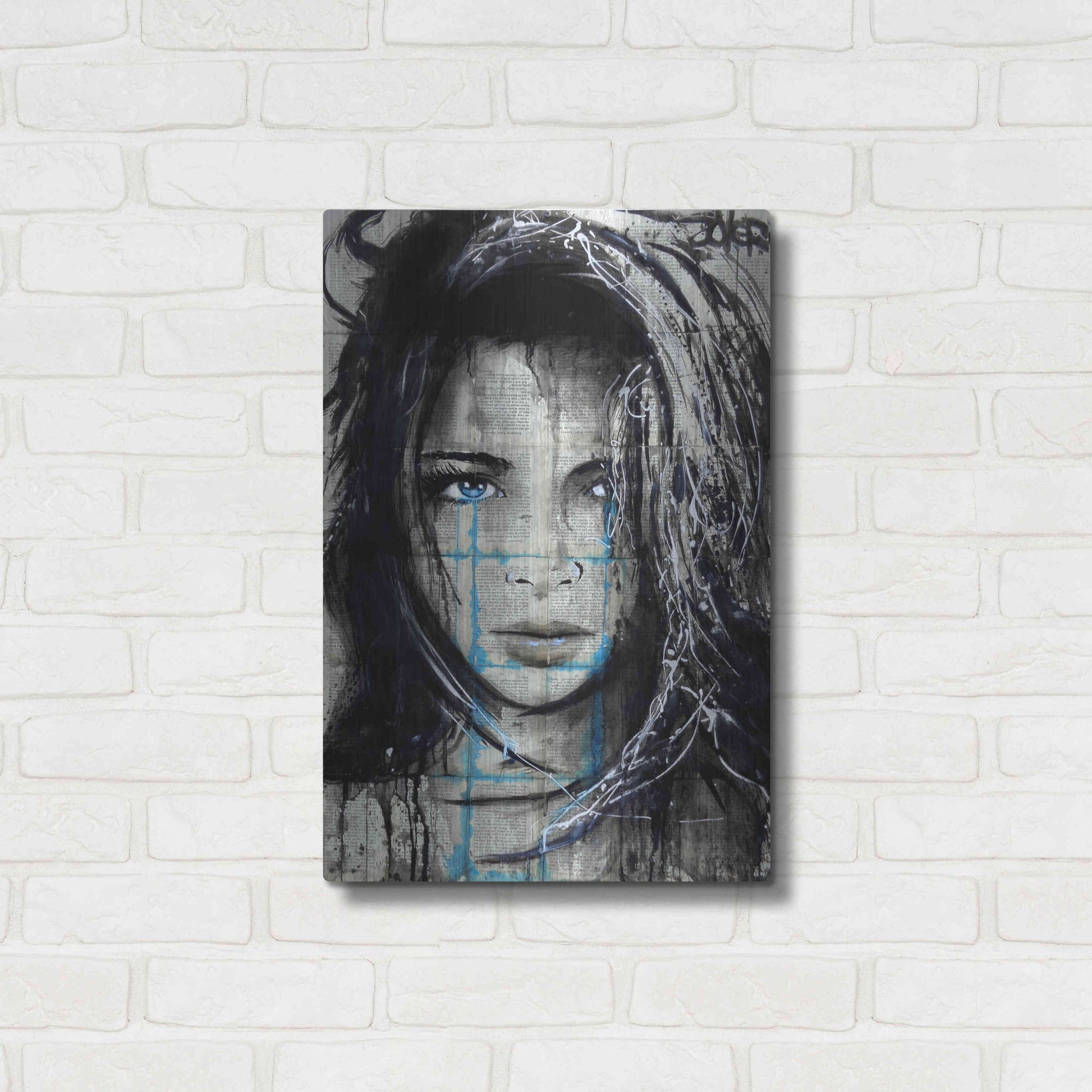 Luxe Metal Art 'Somedays2' by Loui Jover, Metal Wall Art,16x24