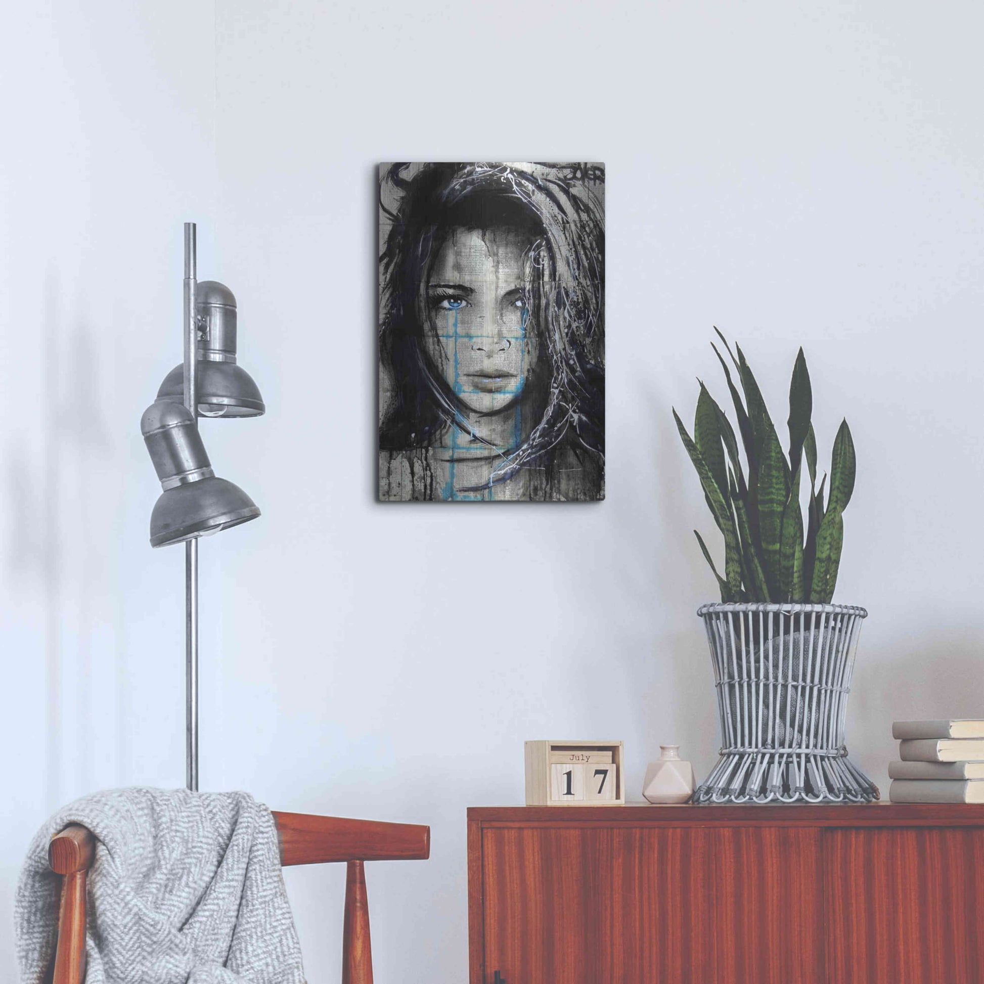 Luxe Metal Art 'Somedays2' by Loui Jover, Metal Wall Art,16x24