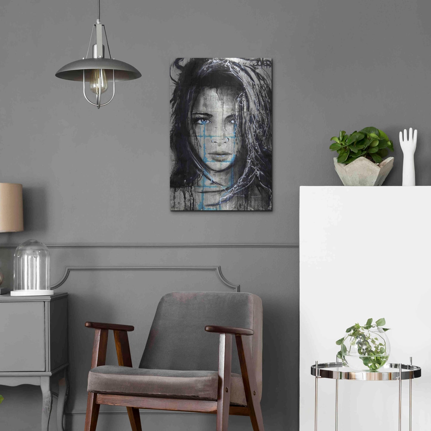 Luxe Metal Art 'Somedays2' by Loui Jover, Metal Wall Art,16x24