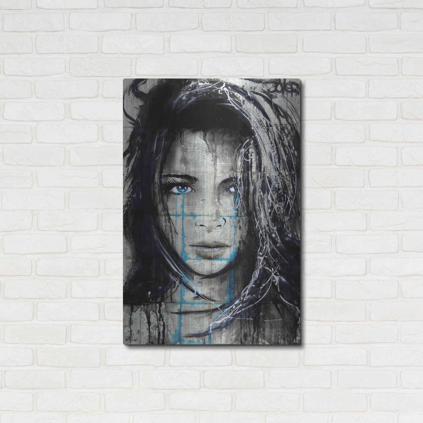 Luxe Metal Art 'Somedays2' by Loui Jover, Metal Wall Art,24x36